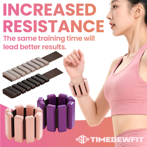 Poids de cheville LADYGLOW de marque, noirs, renforcés, 1lb/2lb/4lb, avec manchette blanche, pour femmes et enfants, entraînement en gros - Product Image 2