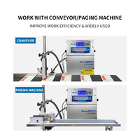 Máquina Automática de Impresión de Códigos por Lotes, Impresora de Inyección de Tinta Continua, 1 Año de Garantía, Impresora de Etiquetas para Plástico, Impresora de Inyección de Tinta para Cables