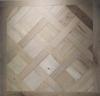 Natürliche Farbe Versailles weißer Eichen boden Holz parkett Design Form Parkett Mosaik Holz fliesen Engineered Floor ing