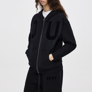 Manufacturer Heavy Weight Custom for Acid Wash Double <b>Zip</b> <b>Ups</b> Men Hoodies 100% Cotton Winter Embroidered Solid - Product Image 5