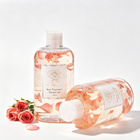 Gel Douche Hydratant Parfum Rose Naturelle Longue Durée Peau Douce Vente en Gros OEM Marque Privée
