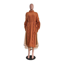 Nouvelle Robe Longue Tricotée pour Femme – Décontractée, Manches Longues, Élégante – Collection Automne Hiver 2026 Vêtements Femme
