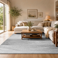 Tapis d'intérieur de haute qualité, haute densité, doux, jacquard, tissé à la machine, tressé, lavable, écologique, durable, pour la maison