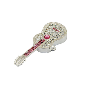 Kim loại pha lê Guitar <span class=keywords><strong>USB</strong></span> <span class=keywords><strong>Flash</strong></span> Drive 8GB 16GB Pen Drive 32GB 64GB Pendrive Vàng Bạc Kim Cương Violin <span class=keywords><strong>Memory</strong></span> Stick 2GB 4GB Quà Tặng - Product Image 5