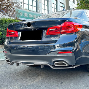 Amp-Z Rear Lip Spoiler Carbon Fiber Texture Matte Finish For Bmw 5 Series G30 M Sport 2018-2020 Mp Style - Product Image 2
