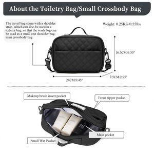 กระเป๋าเดินทางแบบมีโลโก้สั่งทำพิเศษ กระเป๋าฟิตเนสสำหรับค้างคืน กระเป๋ากีฬากันน้ำสำหรับผู้หญิง กระเป๋าเดินทางสำหรับวันหยุดสุดสัปดาห์ - Product Image 4