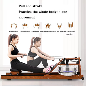 <span class=keywords><strong>Rameur</strong></span> commercial à double rail Cheernin pour la maison et la salle de sport, pliable, en bois, machine à ramer à <span class=keywords><strong>eau</strong></span> - Product Image 5