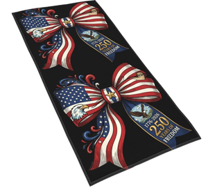 Toalla de playa Patriotic America para el 250 aniversario, diseño vintage con bandera de EE. UU., toalla de playa de microfibra de secado rápido para el 4 de <span class=keywords><strong>julio</strong></span> - Product Image 3