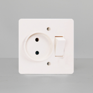 Ingelec European and French Standard Wall Switch and Socket Home <strong>Application</strong> 2 Gang 1 Way Wall Switch 10A 16A Light Switch - Product Image 4