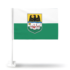 Bandera Personalizada de Coche Deportivo Danubio-Suabia, Impresa por Ambos Lados, Incluye Asta, Bandera para Ventana de Coche para Celebraciones y Festivales - Product Image 1