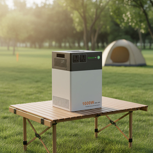 Offre Spéciale – Générateur Solaire Portable 1200W avec Batterie LiFePO4 2009.6Wh et 2 Prises CA pour Événements Extérieurs - Product Image 2