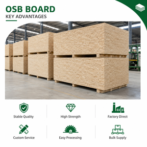 Venta al por mayor de China Suministro de 12mm 18mm <span class=keywords><strong>Tipo</strong></span> <span class=keywords><strong>Osb</strong></span> Plates Precios Flakeboards Panel de tablero de partículas con CE y CARB - Product Image 4