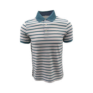 Polo a Rayas Refinado Diseñado para un Uso Diario Suave y Cómodo que Ofrece un Estilo Moderno y Limpio, Estilos Casuales y Moda para el Día a Día - Product Image 1