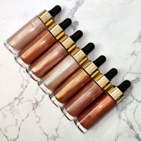 Crème Visage Corps Bronzer Shimmer Glitter Highlighter Maquillage Private Label Liquid Highlighter
