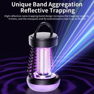 Lámpara Antimosquitos Multifuncional Recargable con Luz de Camping y Luz de Emergencia SOS - Product Image 4