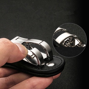 Portachiavi da <span class=keywords><strong>uomo</strong></span> in vita da <span class=keywords><strong>uomo</strong></span> all'ingrosso che appende portachiavi per <span class=keywords><strong>auto</strong></span> in metallo in vera pelle - Product Image 4