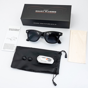 2026 GS4 MAX 스마트 안경 카메라 듀얼 렌즈 선글라스 8MP 카메라 탑재 AI 스마트 안경 웨어러블 헤드셋 - Product Image 2