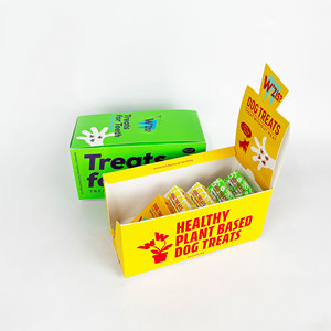 Custom Kraft <b>Paper</b> Display Box Counter Retail Packaging Folding Cardboard Box for Coffee Tea Snacks Food OEM Printing - Product Image 1