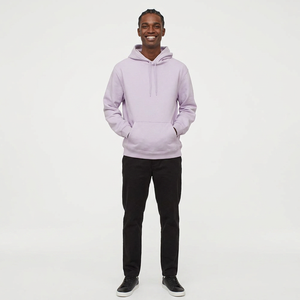 Sweat à capuche décontracté pour homme en mélange polyester/coton, avec intérieur polaire respirant et séchage rapide, idéal pour l'hiver – Vente en gros - Product Image 1