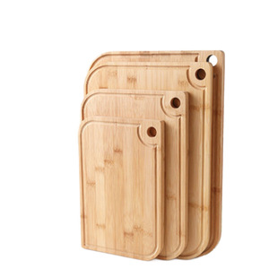 Bamboo Cutting Board Rectangle Solid <b>Wood</b> Kitchen Chopping <b>Block</b> Antibacterial Mildew Resistant Set - Product Image 4