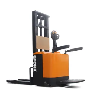 Efork 1.5ton 1500Kg 2ton 2000Kg 2M 3M 4M Volledig Elektrische Stapelstandaard Type Pallet Stapelaar Zelfladende Stapelaar