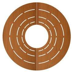 Grille de protection d'arbre en acier Corten résistant aux intempéries, style Art déco pour extérieur - Product Image 6