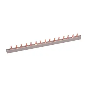 Pin 1P 2P 3P 4P 63A mccb comb busbar copper busbar for distribution box with circuit breaker