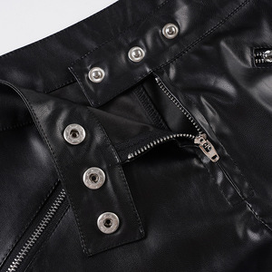 Nuovi Arrivi Gonna in Pelle da Donna Nera con Pantaloncini Interni Gonna a Palloncino Y2K Carina in Ecopelle per Ragazze 2026 - Product Image 5