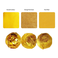 Papier d'emballage de chocolat en aluminium pur de couleur personnalisée