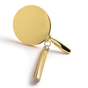 กระจกแบบพกพา PU กระจกแบบมีพู่กระเป๋าแต่งหน้าพร้อมกระเป๋าหนัง PU - Product Image 6