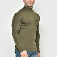 T-shirt personnalisé coupe ajustée à manches longues, chaud, de haute qualité, unisexe, marque de luxe, streetwear décontracté, vintage, uni