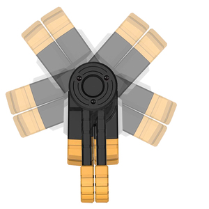 Lampe de camping portable, projecteur extérieur, lampe torche étanche, lanterne pliable à piles sèches, lampe de travail pour la pêche et la réparation - Product Image 2