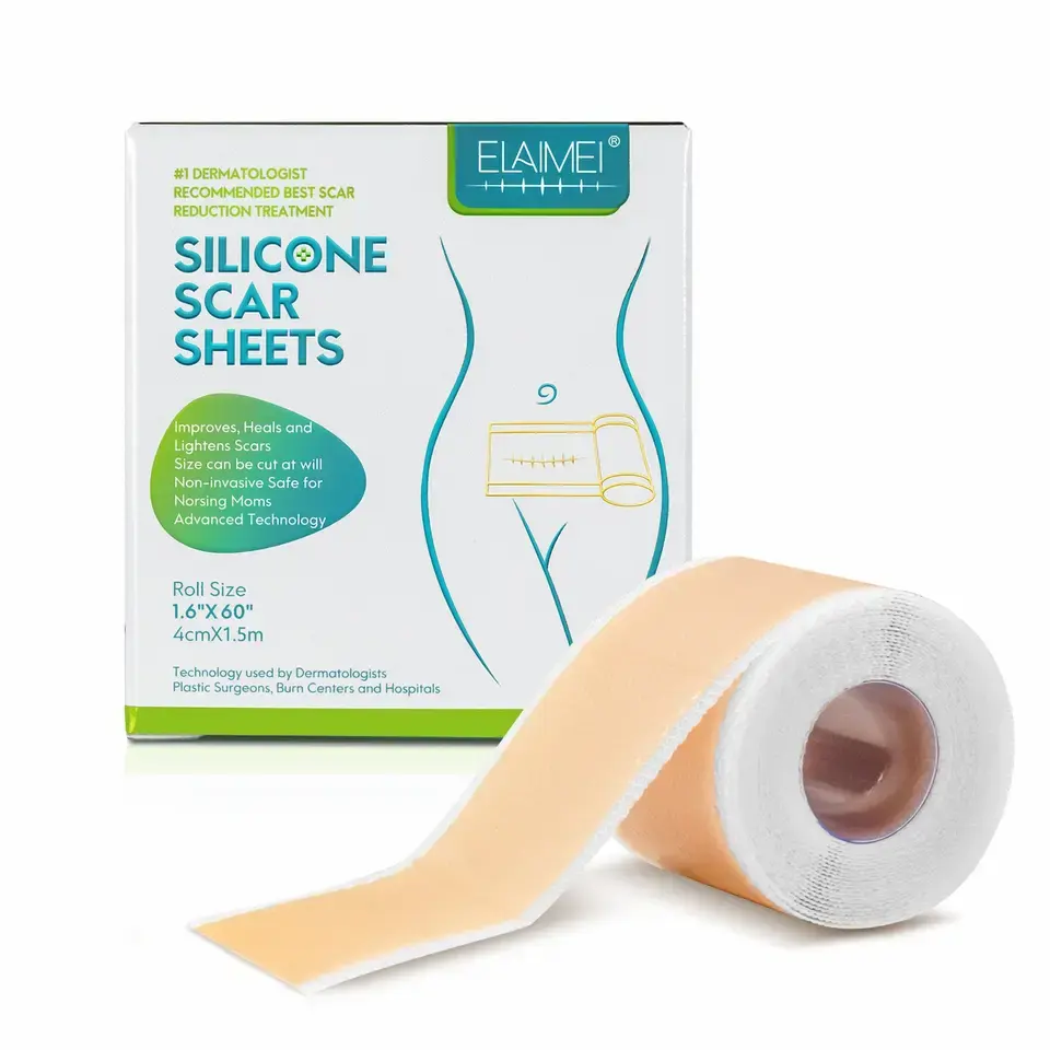 Best selling products 2023 silicone scars sheets 1.5m breast reduction silicone scar sheet OEM/ODM