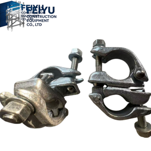 Connecteur croisé forgé, norme européenne, <span class=keywords><strong>clip</strong></span> galvanisé, connecteur d'échafaudage pour hôtels et ateliers, capacité de charge 250 kg, <span class=keywords><strong>5</strong></span> unités - Product Image 1