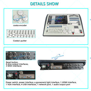 Contrôleur d'éclairage de scène Tiger Touch II V18.1, commutateur manuel LTC et <span class=keywords><strong>DMX</strong></span> 512, 8 <span class=keywords><strong>ou</strong></span> 16 ports - Product Image 6