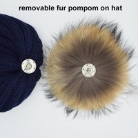 MWFur Street Fashion Fashion Fourrure de raton laveur Pom pom Boules de fourrure pour chapeau Boules de poils de raton laveur pour sacs Charms