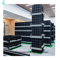 Coffrage en plastique réutilisable de haute qualité pour le moulage de colonnes, pour les panneaux de villa et la construction en une seule pièce
