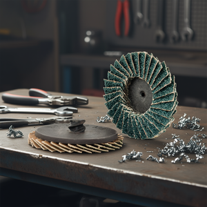 Disco de Láminas Fervi Mini de 45 mm para Pulir y Desbastar Metal - Product Image 3