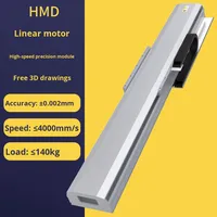 Moteur linéaire KHMOS HMD 120S, module de précision micronique, glissière linéaire à longue course et haute vitesse, en acier, fabriqué en Chine continentale