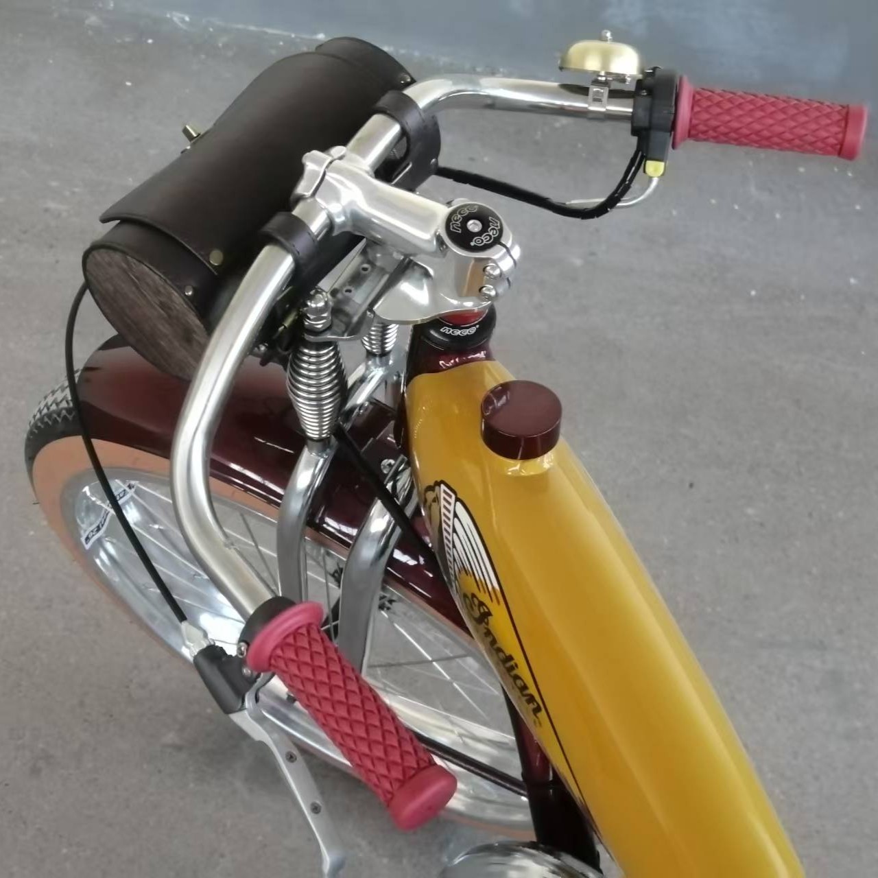 Volwassen Motor Half Helm Retro Open Helm Motor Schedel Half Helm ECE Certificering Mannen en Vrouwen Dominante Stijl Fiets Scooter Reizen Straat Helm 2, XXL=(63~64CM