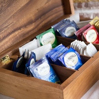 FLYWOD Boîte de rangement en bois pour tiroir de bureau, organisateur de sachets de thé, boîte de rangement en bois pour thé, vente en gros