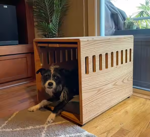 2024 Intérieur Bois Pet Lit Caisse Cage Maison pour Chiens Meubles Cadeau pour Salon et Chambre Meubles - Product Image 3