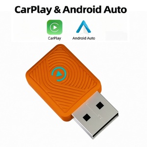 Adaptador Inalámbrico CarPlay 2 en 1 Naranja - <span class=keywords><strong>Dongle</strong></span> de Navegación Rápido y Estable para iPhone, <span class=keywords><strong>Samsung</strong></span>, Huawei, Xiaomi - Product Image 1