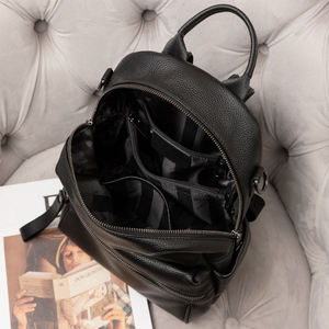AndoBag - Mochila de Piel Vacuna Auténtica para Mujer, Gran Capacidad, Estilo Casual, para Viajes, Bolso de Hombro Individual 8516 - Product Image 6