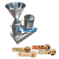 Petit prix en acier inoxydable karité graines de sésame tomate sauce chili beurre d'arachide faisant la Machine broyeur de noix fabricant de moulin colloïdal