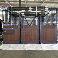 Portes coulissantes en acier permanent Shinehope pour boxes à chevaux avec dimensions personnalisées et garantie de 6 mois