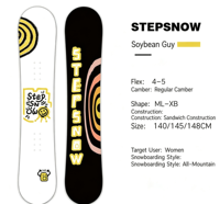 Snowboard pour femmes adultes toutes régions, niveau débutant, fabrication sur mesure en usine, vente en gros