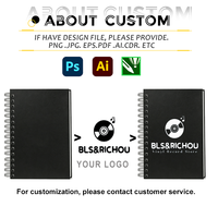 Services d'impression de livres personnalisés à couverture rigide, auto-édition, impression de carnets A5 à couverture rigide avec spirale et bords pulvérisés