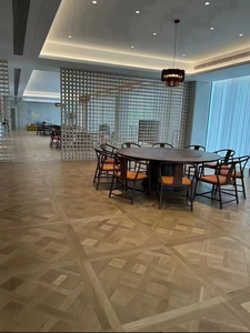 Design d'intérieur élégant et moderne Surface lisse <span class=keywords><strong>Parquet</strong></span> en bois de chêne incrustation Marqueterie Médaillon Carrelage de sol <span class=keywords><strong>Parquet</strong></span> en bois naturel - Product Image 5