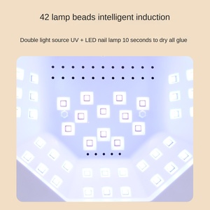 Lampe à ongles UV LED sans fil 168W, alimentée par batterie, séchage rapide du vernis gel pour manucure professionnelle - Product Image 2